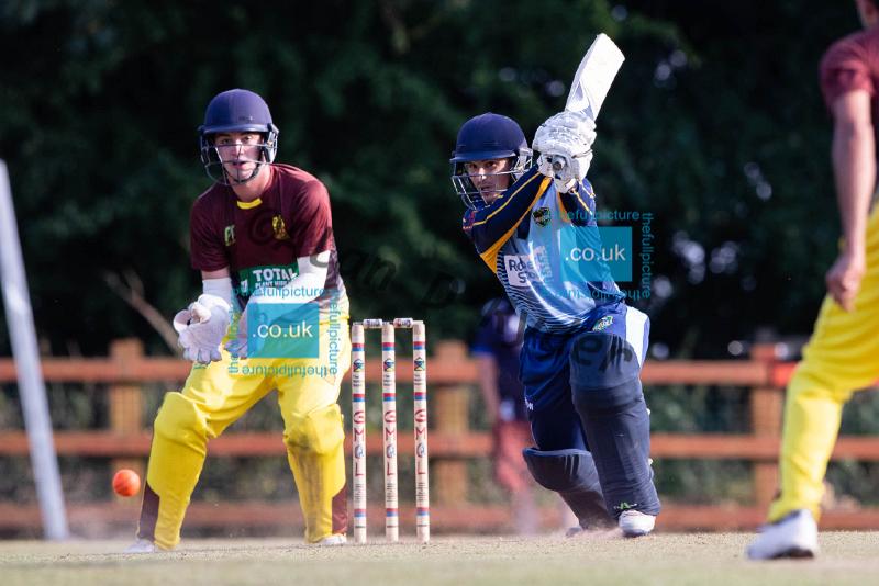 20180715 Flixton Fire v Greenfield_Thunder Marston T20 Final042.jpg - Flixton Fire defeat Greenfield Thunder in the final of the GMCL Marston T20 competition hels at Woodbank CC